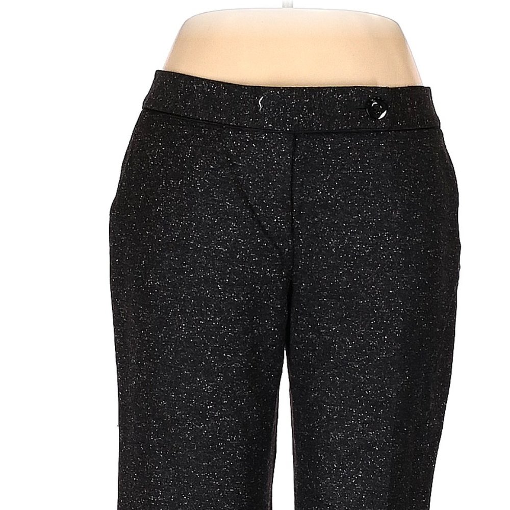 Semantiks High Rise Boyfriend Style Fully Lined Black Confetti Casual Pants sz12 - Picture 4 of 7